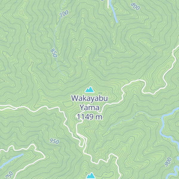 Map of Wakayabu Yama