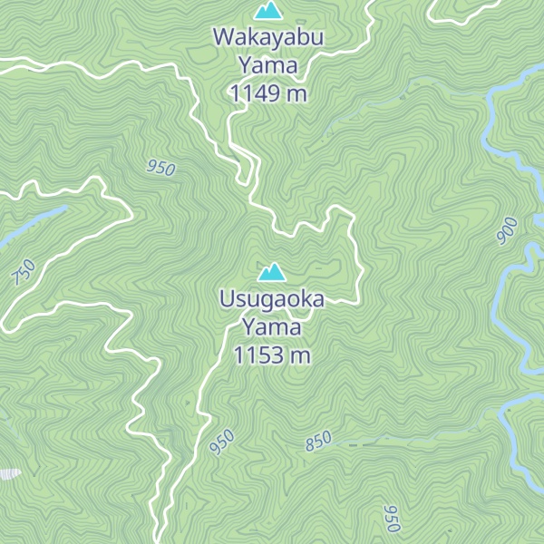 Map of Usugaoka Yama