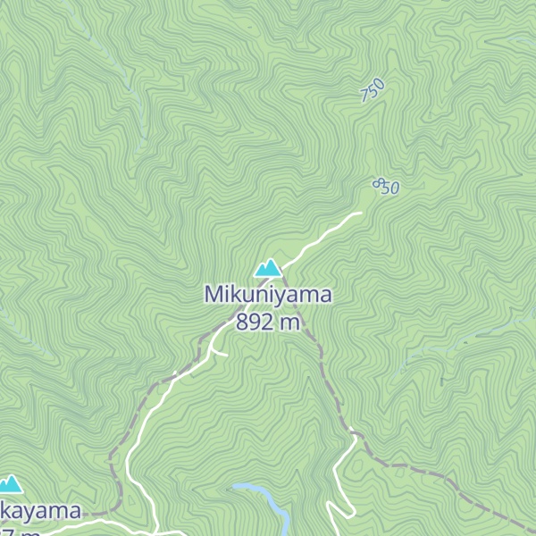 Map of Mikuniyama