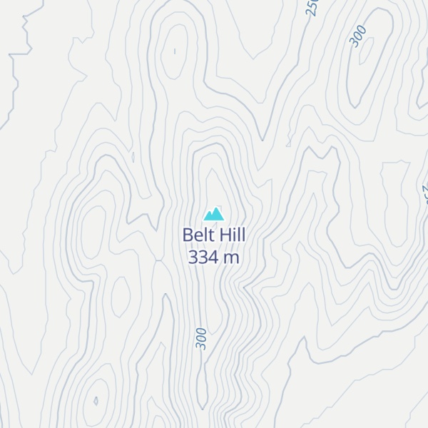 Map of Belt Hill