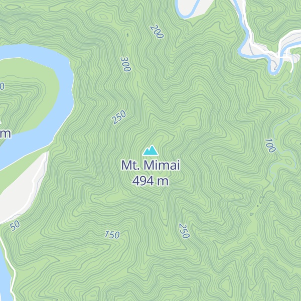 Map of Mt. Mimai