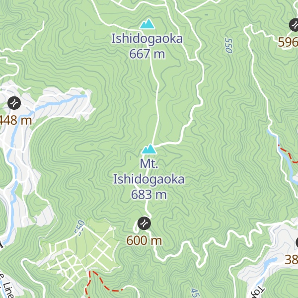 Map of Mt. Ishidogaoka