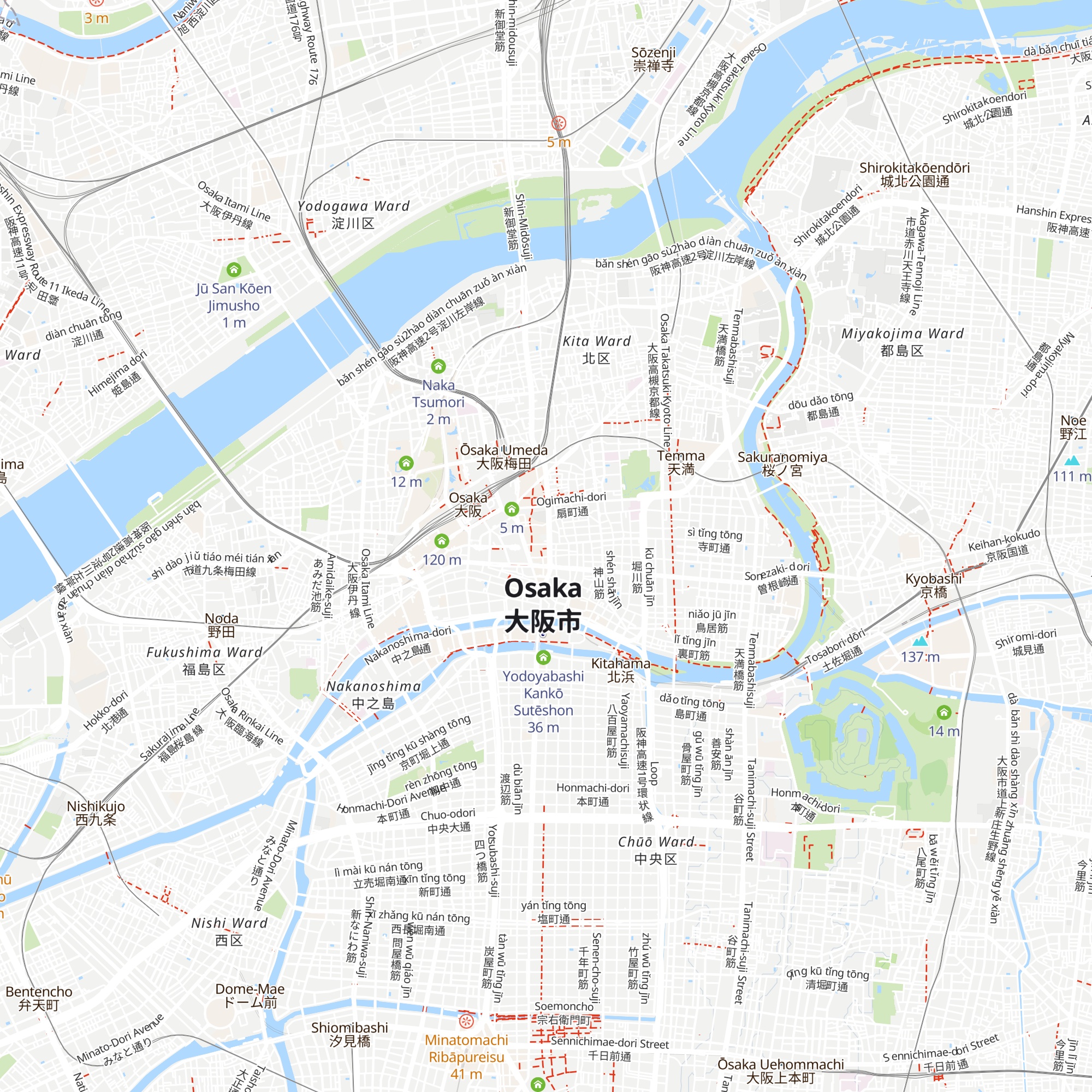 Refuge UMEDA map