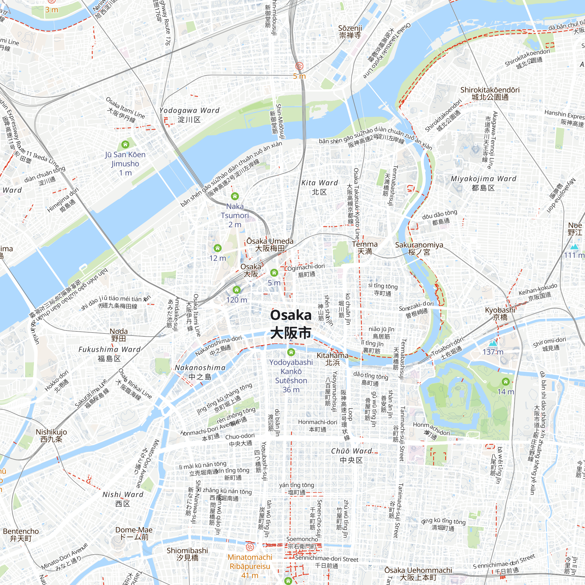 Refuge UMEDA map