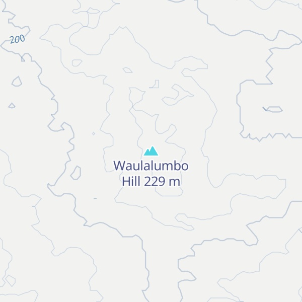 Map of Waulalumbo Hill