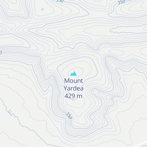 Map of Mount Yardea
