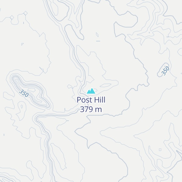 Map of Post Hill
