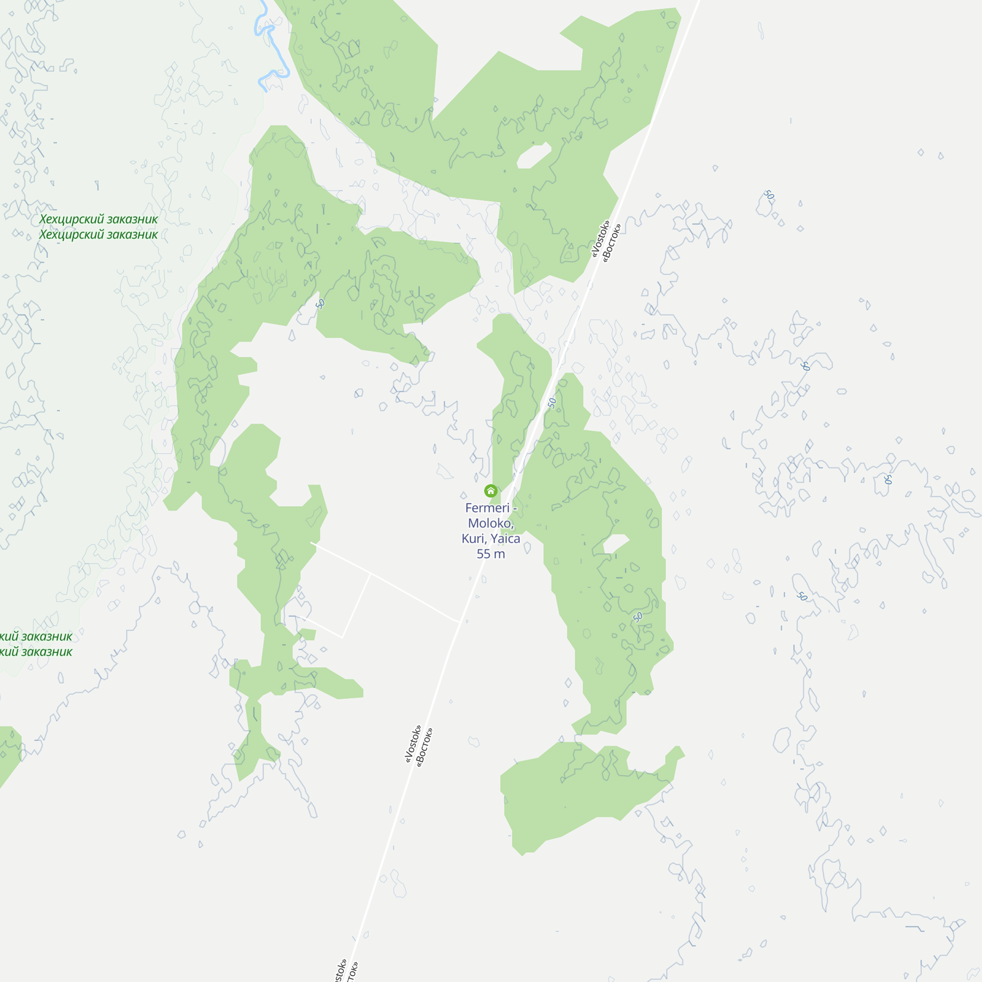 Fermeri - Moloko, Kuri, Yaica map