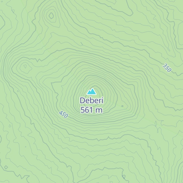 Map of Deberi