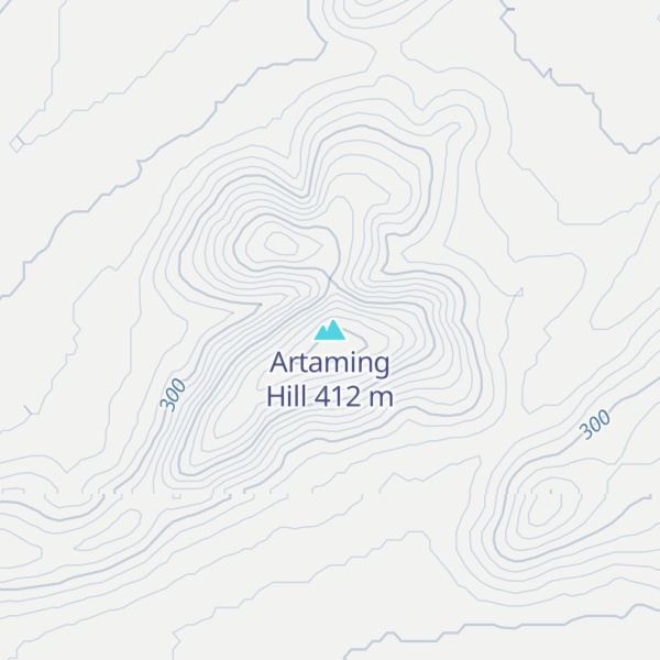 Map of Artaming Hill