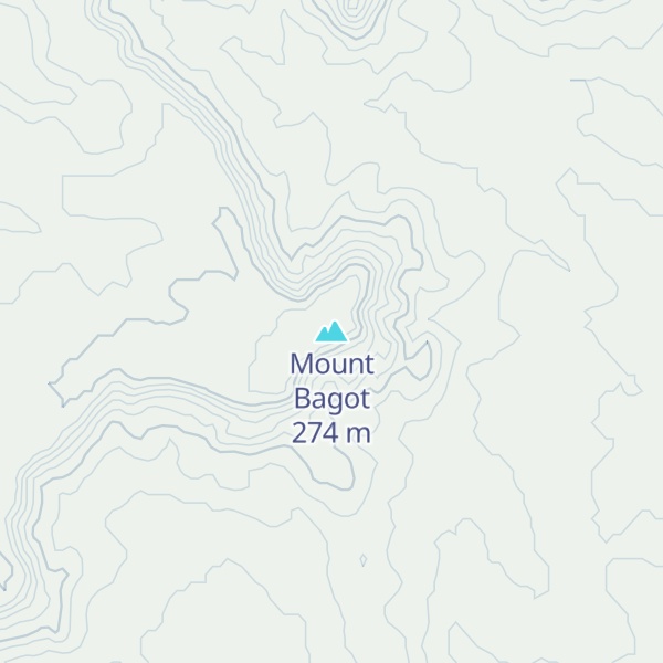 Map of Mount Bagot