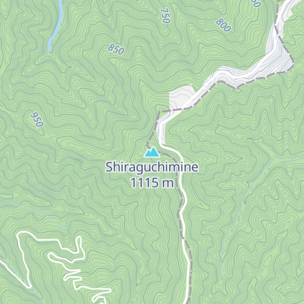 Map of Shiraguchimine