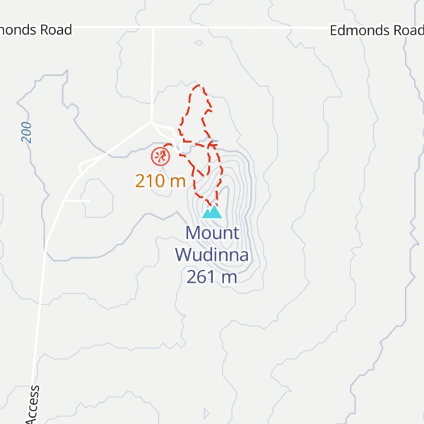 Map of Mount Wudinna