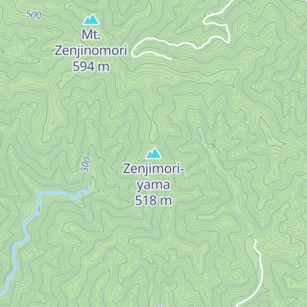 Map of Zenjimori-yama