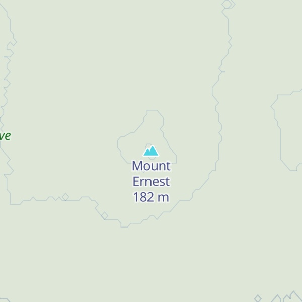 Map of Mount Ernest