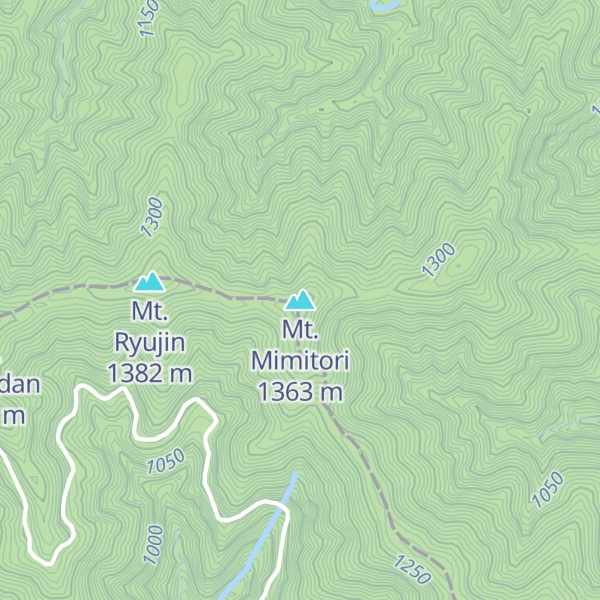 Map of Mt. Mimitori
