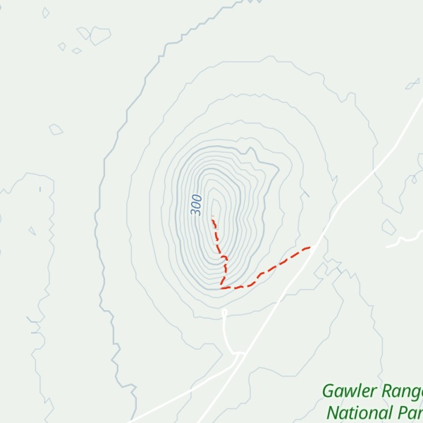 Map of Mount Allalone