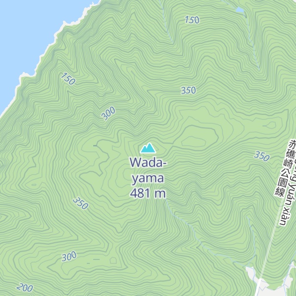 Map of Wada-yama