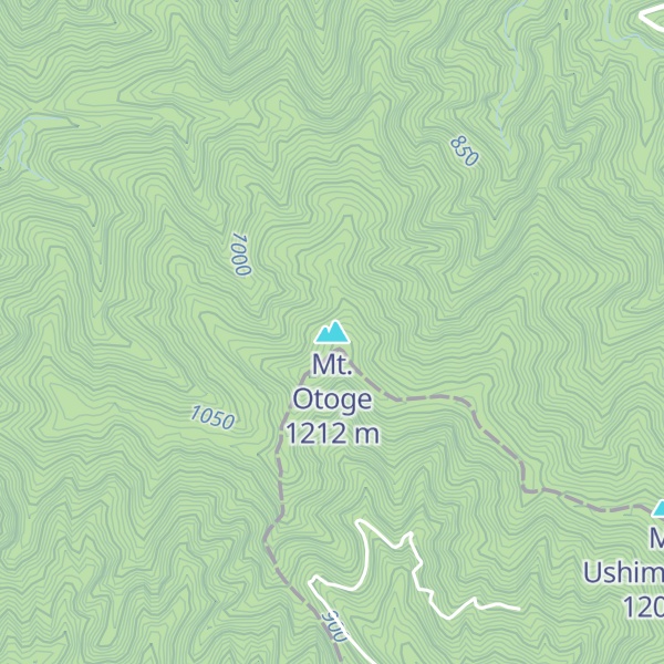 Map of Mt. Otoge