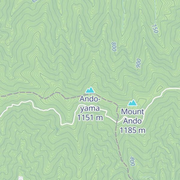 Map of Ando-yama
