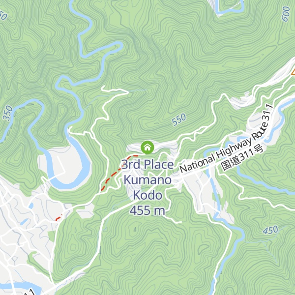 Map of 3rd Place Kumano Kodo