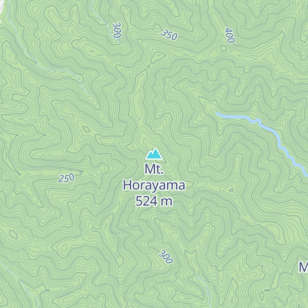 Map of Mt. Horayama