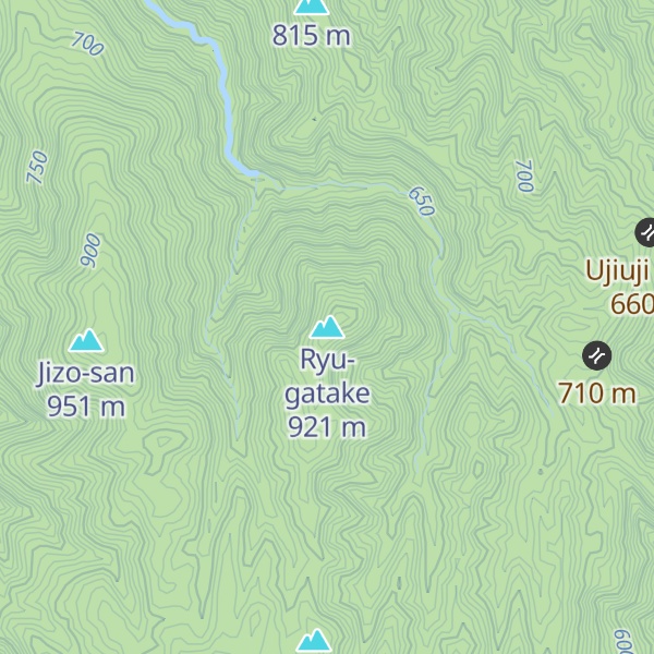 Map of Ryu-gatake