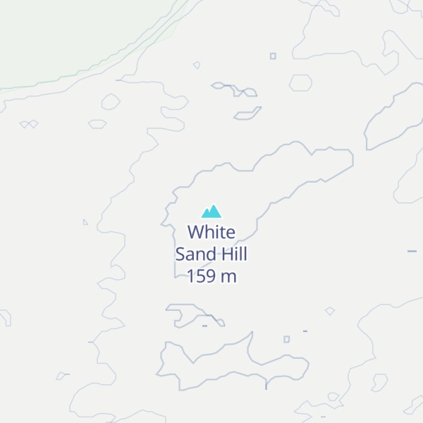 Map of White Sand Hill