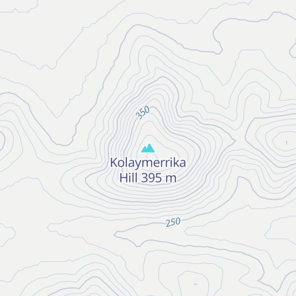 Map of Kolaymerrika Hill
