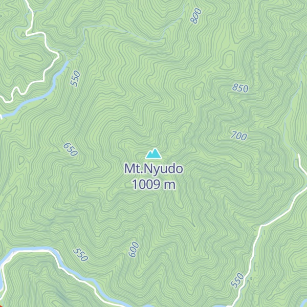 Map of Mt.Nyudo
