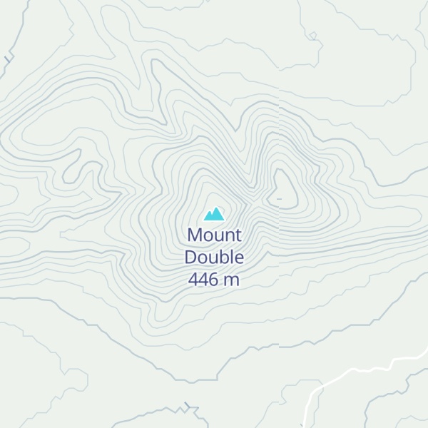 Map of Mount Double
