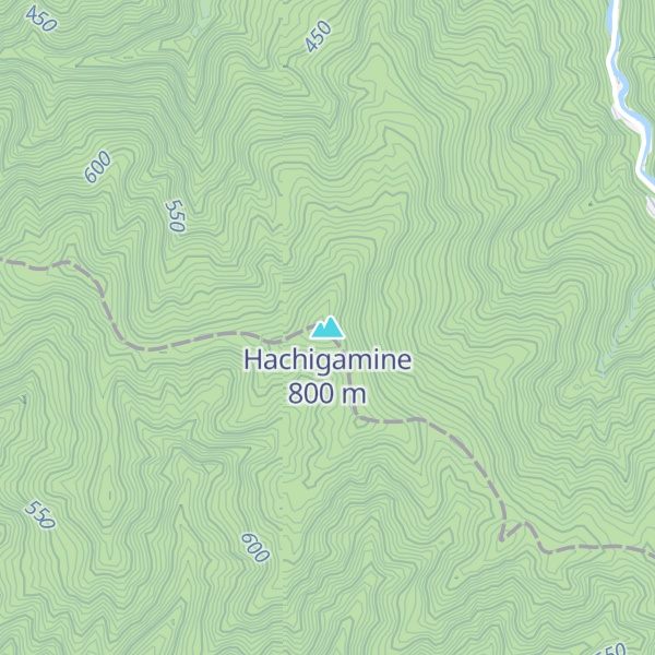 Map of Hachigamine