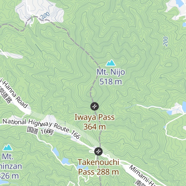 Map of Mt. Medake