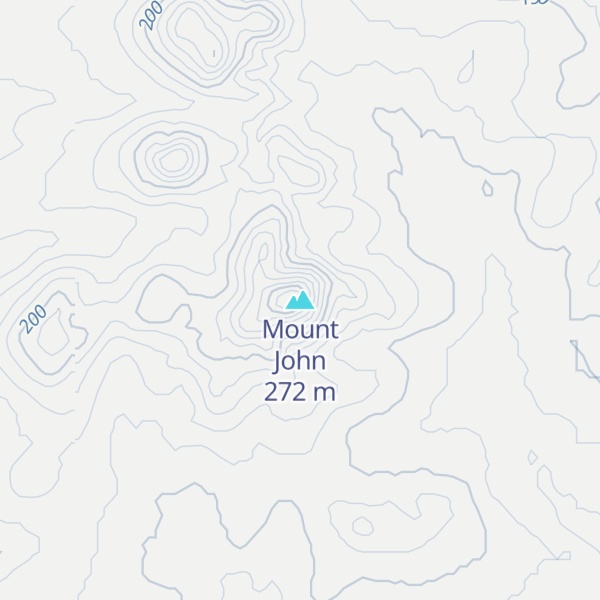Map of Mount John
