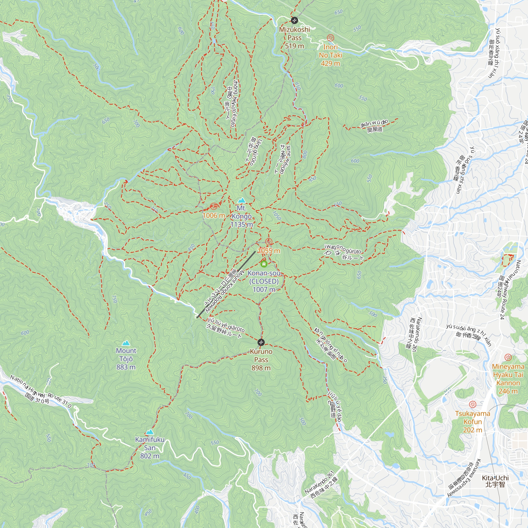 Konan-sou (CLOSED) map