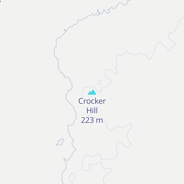 Map of Crocker Hill