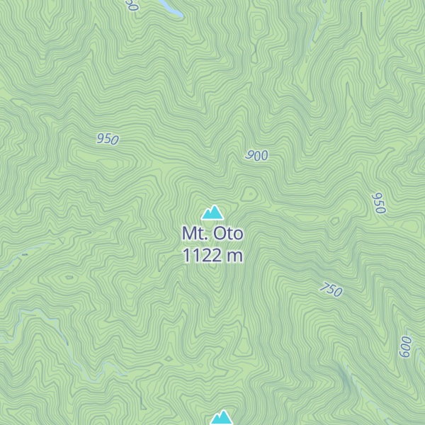 Map of Mt. Oto