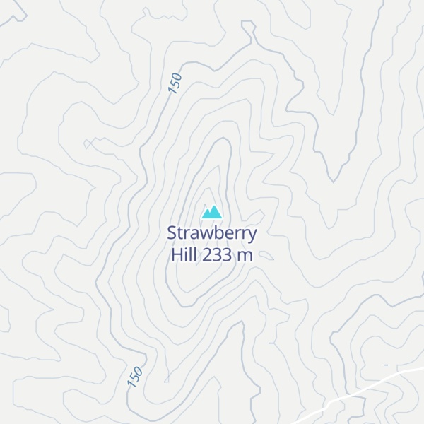 Map of Strawberry Hill