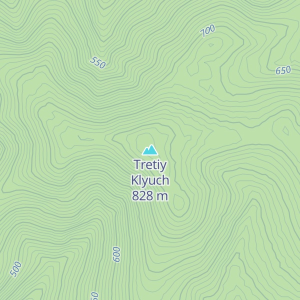 Map of Tretiy Klyuch