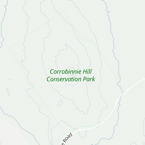 Map of Corrobinnie Hill