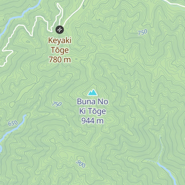 Map of Buna No Ki Tōge