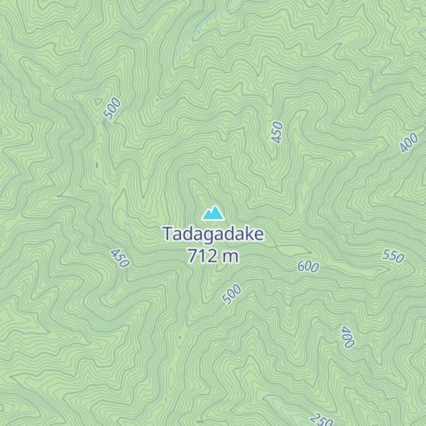 Map of Tadagadake
