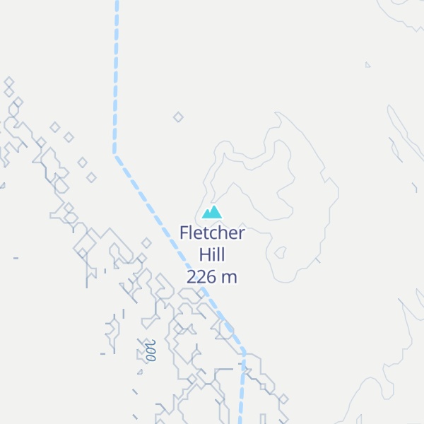 Map of Fletcher Hill
