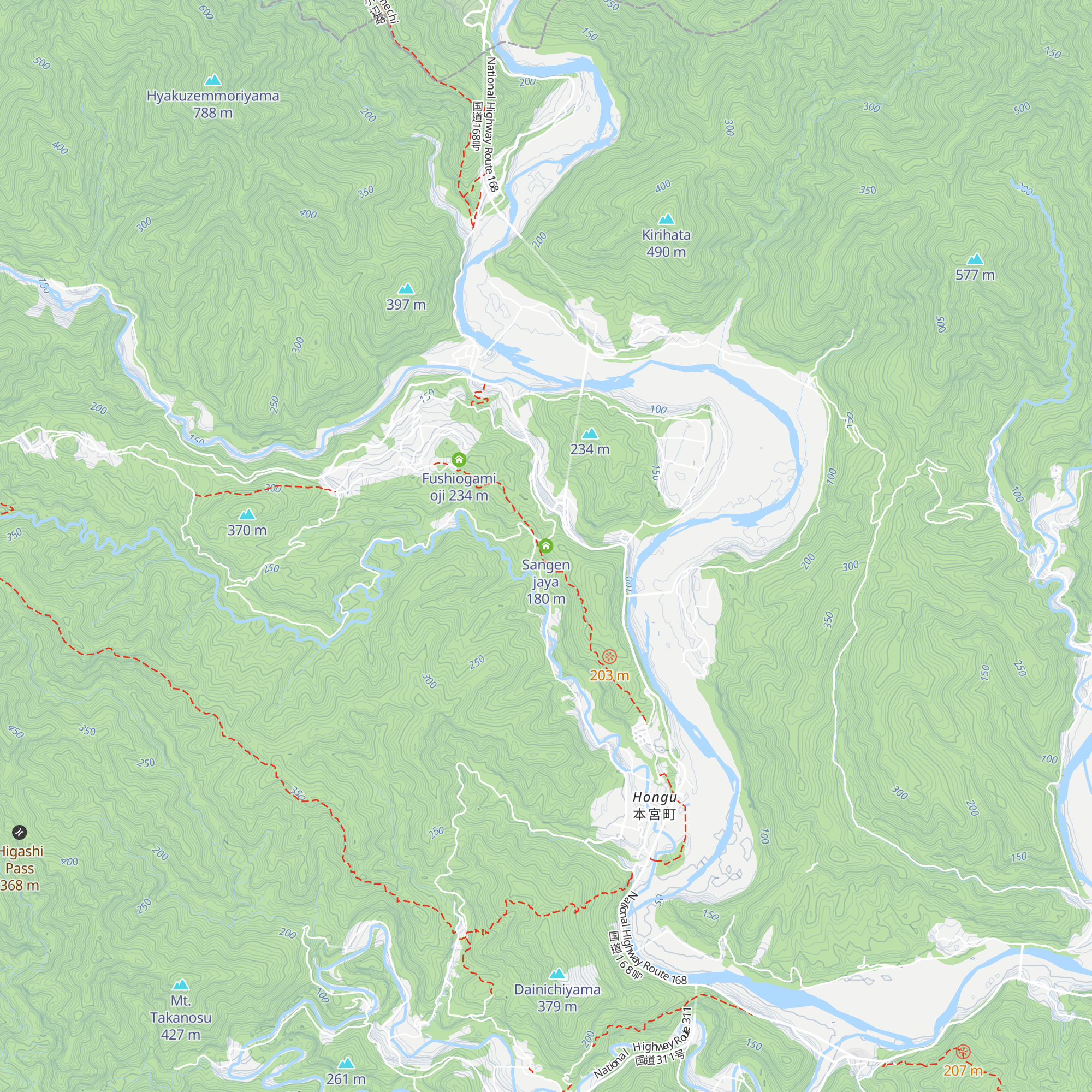 Sangen jaya map