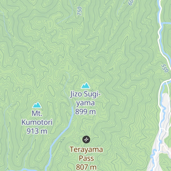 Map of Jizo Sugi-yama