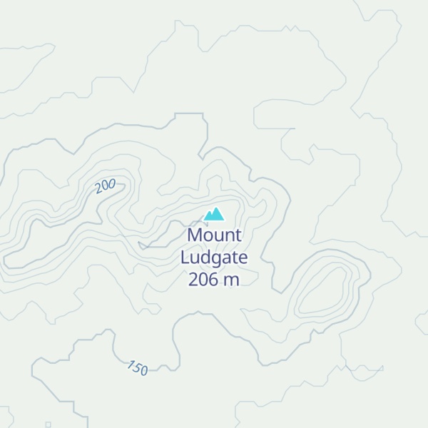 Map of Mount Ludgate