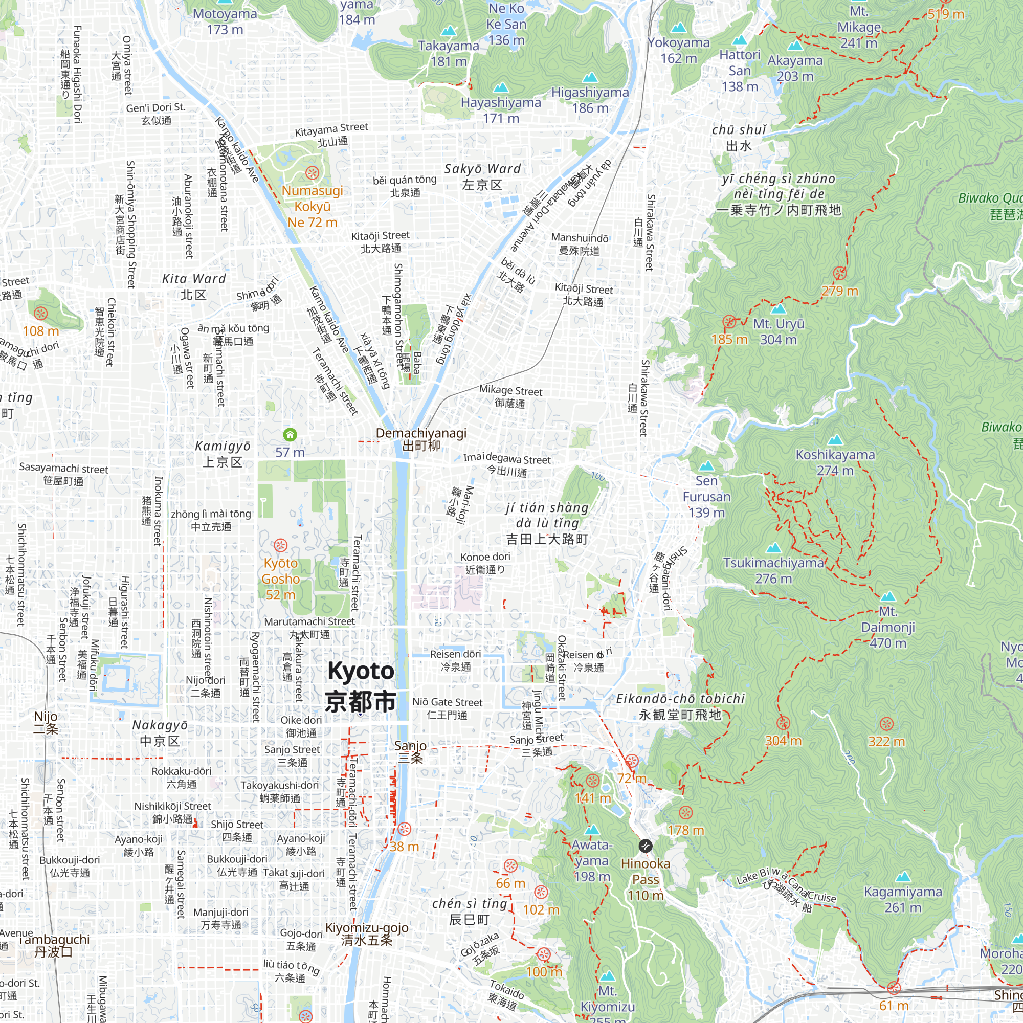 Information Center map