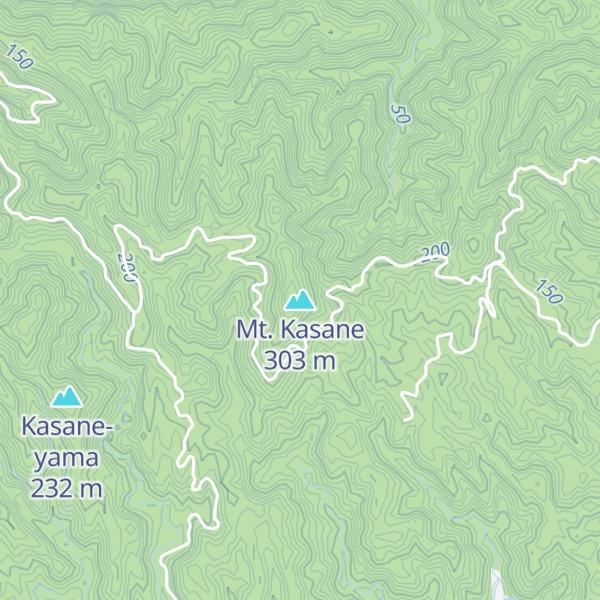 Map of Mt. Kasane