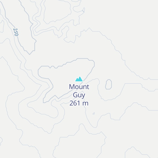 Map of Mount Guy