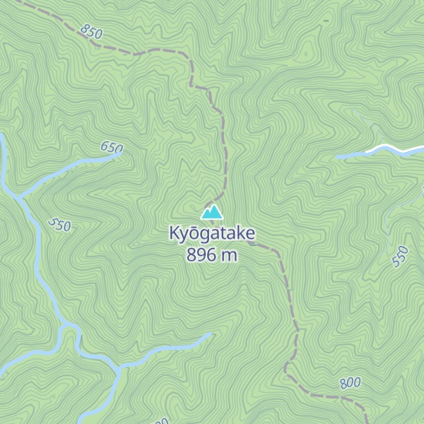 Map of Kyōgatake